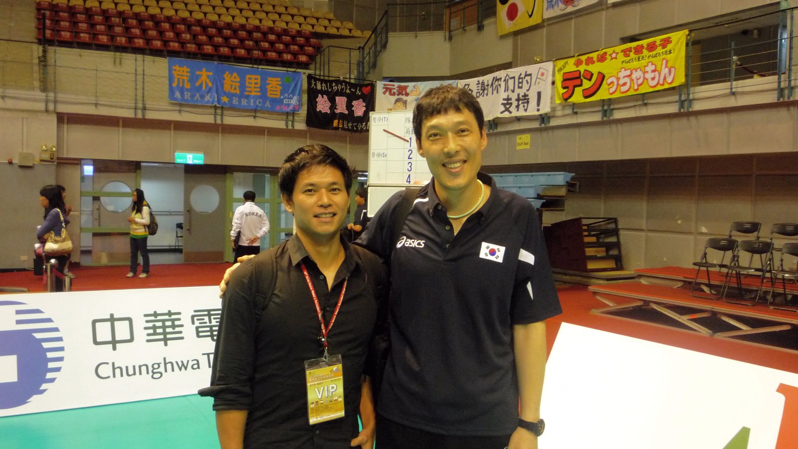 2011 年亞洲女子排球錦標賽現場合影
